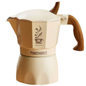 Cafeteira Moka Italiana Clássica de 150ml para Café Expresso com Válvula Única Mini Conjunto de Alumínio para Preparo Manual Portátil e Doméstico - Product Image 5