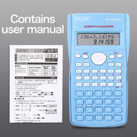Calculatrice multifonctionnelle DEXIN KK-82MS, calculatrice portable pour les examens, fonctions vectorielles, calculatrices de test, 12 chiffres