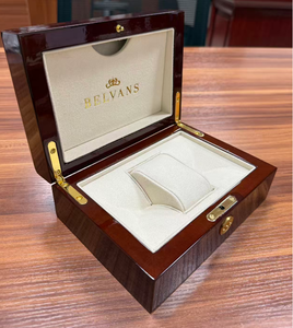 Luxury Wood <b>Watch</b> Box with Soft Withe Pillow Inserts Customizable <b>Case</b> for Collector Timepieces Retail - Product Image 1