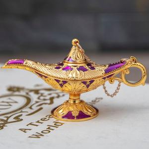 Aladin Magic Genie Lamps Antique Wishing Aladin Lamp Souvenir Classic Vintage Collectible Lamp Design for Home Decor - Product Image 6