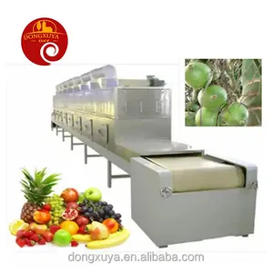 Completamente automatico frutta e verdura a microonde linea di produzione di essiccazione a microonde frutta e verdura attrezzature per la lavorazione di microonde