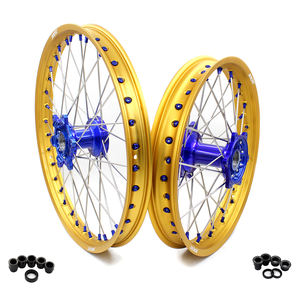 Juego de Llantas de Motocicleta KKE para YAMAHA YZ125 YZ250 1999-2024 YZ250X2016-2024 <span class=keywords><strong>WR250F</strong></span> WR450F <span class=keywords><strong>2001</strong></span>-2024 Llantas Doradas Mate - Product Image 1