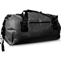 Muestra Gratuita: Mochila Impermeable de Cuero Genuino - Capacidad de 36-56L - Cierre de Cremallera y Broche - Acceso Rápido y Fácil para Dispositivos con Protección