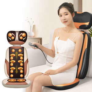 Massage-Sitzauflage für Zuhause und Auto zur Linderung von Rückenschmerzen, Knet- und Vibrationsmassage, Shiatsu Nacken- und Rückenmassagegerät, Ganzkörper-Massagestuhlauflage - Product Image 2