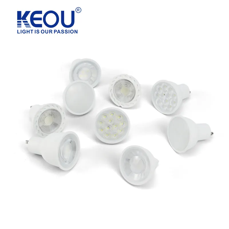 KEOU Led faretto lampadina 5W 7W faretto Led alloggiamento Gu10 lampada Downlight apparecchio