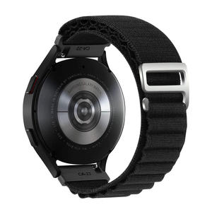 Ventes chaudes - Bracelet respirant de 20 mm et 22 mm pour montre 4/5/6/7 Gear S3 Active 2 - Bande en tissu avec fermeture à boucle et crochet - Product Image 2