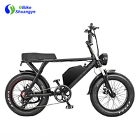 Vélo électrique tout-terrain Fat Tire 20 pouces 500w 750w avec batterie 48V 13AH/20Ah, VTT électrique, vélo de montagne