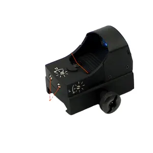 Hot selling 1x 17x24 5mw small sight tactical Auto Light Sensor red dot sight
