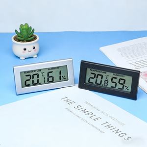 Nouveau mini thermomètre numérique électronique magnétique ABS, hygromètre pour animaux de compagnie avec écran LCD, haute précision, intérieur, jardin, <span class=keywords><strong>cave</strong></span> à <span class=keywords><strong>vin</strong></span> - Product Image 2