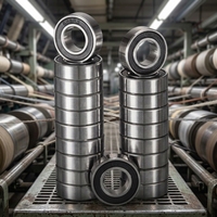 SKF 620/45 6011 6012 6013 6014 6015 2RS Zz Bantalan Bola Alur Dalam untuk Kipas, Penyedot Debu, Peralatan Kantor, Printer