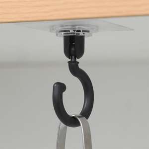 Gancho Giratorio Fuerte para Techo, Ganchos Adhesivos Multifuncionales para el Hogar, Cocina, Baño, Pared, Llaves, Puerta, Colgador de Abrigos - Product Image 1