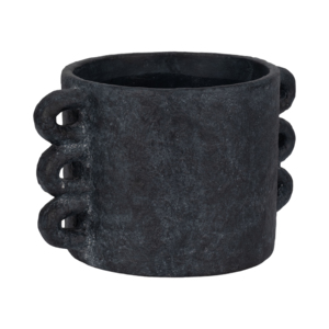 Vaso Decorativo in Ceramica con Manico ad Arco per Soggiorno, Scaffale, Patio - Product Image 2
