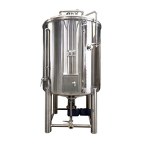 Fermenteur à double enveloppe commercial de 1000 L pour la production de kombucha, équipement complet pour petite brasserie et usine de boissons