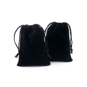 Pochette en velours de haute qualité pour mariage, vente en gros d'usine, couleurs variées, pour parfums, sacs cadeaux, pochette à cordon, emballage de bijoux, personnalisable - Product Image 2