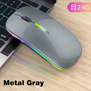 Nuovo <span class=keywords><strong>Mouse</strong></span> <span class=keywords><strong>Wireless</strong></span> <span class=keywords><strong>Bluetooth</strong></span> con Ricarica, Illuminazione e Modalità Duale Silenziosa, Vendita all'Ingrosso dalla Fabbrica - Product Image 2