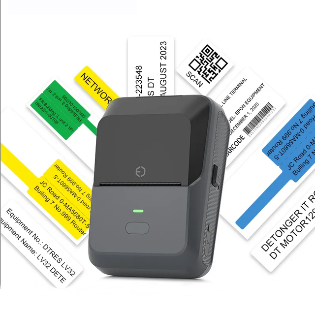 Commercial Jewelry Price Tag Cable Label Maker Wireless Clothing Shop and Supermarket Android IOS Mini 2 Inch Label Printer