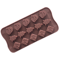Hochwertige Umweltfreundliche Antihaft-Silikon-Backformen 15 Vertiefungen DIY 3D Kuchendekoration Tierformen Süßigkeiten Schokolade