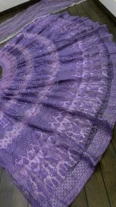 Meilleure vente couleur lavande séquence travail lilas miroitant Lehenga Choli femmes mode vêtements de mariage disponibles pour l'exportation - Product Image 5