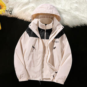 Chaqueta cortavientos personalizada con cremallera completa para hombre deportes al aire libre chaqueta cortavientos impermeable de manga larga para hombre - Product Image 3