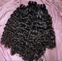 Cabello Virgen de un Solo Donante, Cabello Indio Virgen 15A, Extensiones de Cabello Rizado Birmano, Cabello Virgen Vietnamita sin Procesar, Peluca de Cabello Virgen con Encaje HD