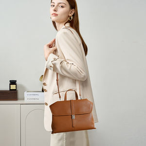 Bolsos de Mano para Mujer, de Cuero Genuino de Alta Calidad, Marca de Lujo, para el Trabajo y el Tiempo Libre, Bolsos Tote para Oficina - Product Image 3