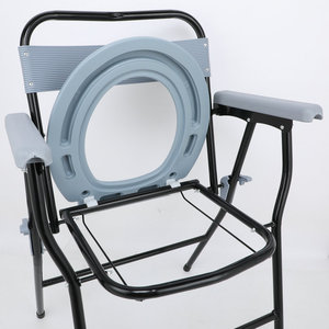 Chaise de toilette pliable pour personnes âgées et femmes enceintes avec design antidérapant, usage hospitalier - Product Image 3