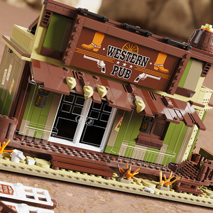 Set de Bloques de Construcción Takasaki 3077 Western Pub para Niños de 8 a 13 Años, Juguete de Ensamblaje, Regalo - Product Image 3
