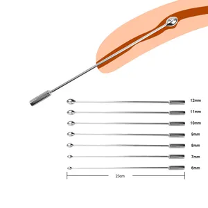 Free Custom Box - Male Urethral Dilator Sex Toys For Men Horse Eye Stimulation Masturbator Penis Plug Sounding Metal Catheter