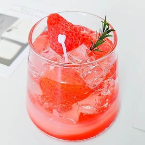 High-Value Creative Gift Water Cold Drink Cup Aromatherapy Fruits <b>Jelly</b> Scented Candle - Product Image 4