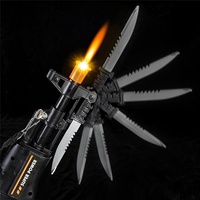 AK47 Eléctrico de 55CM - Pistola de Juguete de Plástico Verde Militar con Sonido y Luz, Funciona con Batería, para Niños, para Disparar al Aire Libre