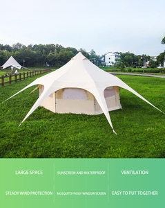 Tentes à cloches de 4.5m, nouveau style, tente de cirque de luxe pour glamping, sol amovible zippé pour hôtel familial et camping - Product Image 2