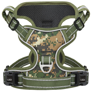 Premium Personalized Cartoon Nylon Oxford <b>Dog</b> Harness Spring Summer <b>Large</b> Small Fashionable Scarf Sticky Backpack - Product Image 1