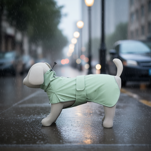 Impermeable Urbano para Perros, Color Verde Salvia, Talla S (40 cm), Abrigo Impermeable para Mascotas - Product Image 3