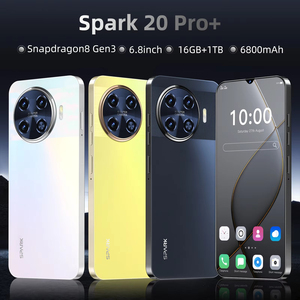 Thương Hiệu Mới Spark 20 Pro Ban Đầu HD + 5G Điện Thoại Di Động Mạng <span class=keywords><strong>Android</strong></span> 14.0 16GB + 1Tb Bộ Nhớ 3G 4G - Product Image 1