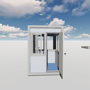 Guardia de seguridad pública al aire libre móvil al por mayor/caja de centinela prefabricada/tienda/Cabina de boletos/casa pequeña con panel sándwich - Product Image 6