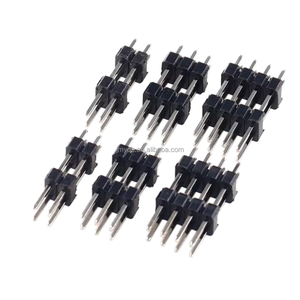 Pin tembaga tiga baris, jarak 2.54MM 2*2/3/4/5/6/7/8/10/20/40P - Product Image 2