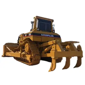 Máquina de escavadeira usada CAT D8R para máquinas de construção pesadas usadas com dentes de estripador