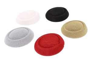 ฐานรองทรงกลม Sinamay ที่ได้รับแรงบันดาลใจจาก7.9ทำจากห<span class=keywords><strong>ม</strong></span>วก percher Fascinator Millinery 17สี - Product Image 6