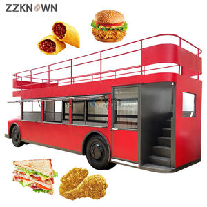 Mobile Electric Food Truck Beer Bar Luxury Double Decker Open Top Food Bus for Sell Ice Cream Hot Dog - Product Image 2