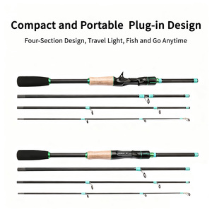 Leurre coulée Baitcasting tige filature <span class=keywords><strong>canne</strong></span> à pêche voyage <span class=keywords><strong>carpe</strong></span> tige articulée leurre tige pour bar chinois - Product Image 4