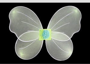 Butterfly Craze Girl Fairy <strong>Angel</strong> Butterfly Wings Party Costume <strong>Accessories</strong> in Blue Green Pink Purple Colors for Decorations - Product Image 4