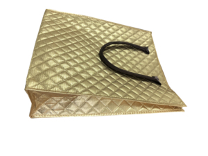 Doré matelassé <span class=keywords><strong>sac</strong></span> <span class=keywords><strong>de</strong></span> promotion <span class=keywords><strong>sac</strong></span> métallique non tissé non tissé <span class=keywords><strong>sac</strong></span> matelassé - Product Image 2