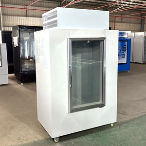 Top gắn 30cuft 850L Công suất cửa duy nhất đóng gói Băng merchandiser tủ đông - Product Image 3