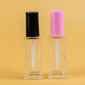 Tube de brillant à lèvres en verre ondulé vide 7ml, tube de rouge à lèvres liquide 7ml, tubes d'huile à lèvres ondulés en verre - Product Image 4