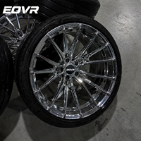 Rines Cromados Cóncavos de Lujo Forjados a Medida para Audi RS6, BMW, Mercedes Gtr, 5x114.3, 5x120, 5x112, 18, 19, 20, 21, 22 Pulgadas