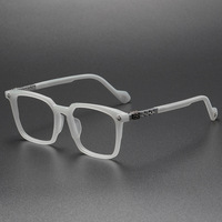 Monture de lunettes optiques en acétate et titane de haute qualité, nouveau design, pour hommes, avec verres correcteurs, en vente CS9680