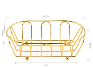 Plato <span class=keywords><strong>de</strong></span> fruta, Mini cesta <span class=keywords><strong>de</strong></span> hierro para freír, restaurante occidental, café, pollo frito, cesta, vajilla creativa - Product Image 3
