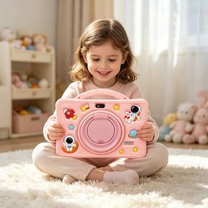 <b>Touch</b> IPS <b>Screen</b> Parental Control Anti Drop 7 Inch 4GB+64GB WiFi Android 15 Gaming Kids Study Shockproof Educational Tablet <b>PC</b> - Product Image 1