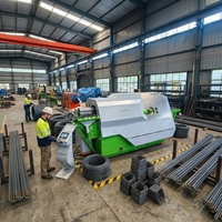 Machine à cintrer les barres d'armature CNC pour bobines d'acier de 6 à 16 mm