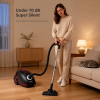 OEM Beutelstaubsauger 800-2000W Digitale Geschwindigkeitsregelung 17KPA Zylinder-Trommelstaubsauger für Zuhause, Boden und Teppich